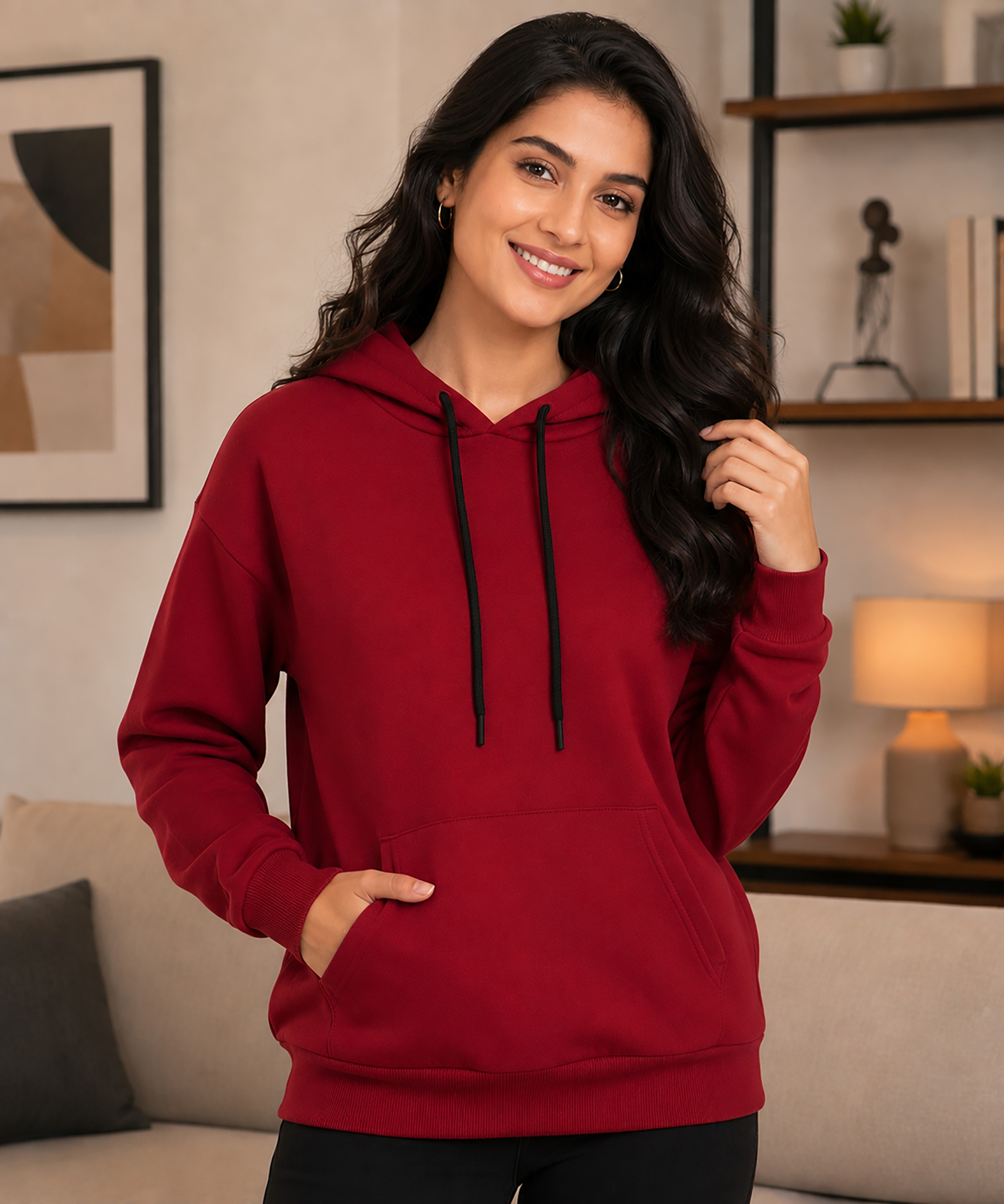 Women Solids Sweatshirt