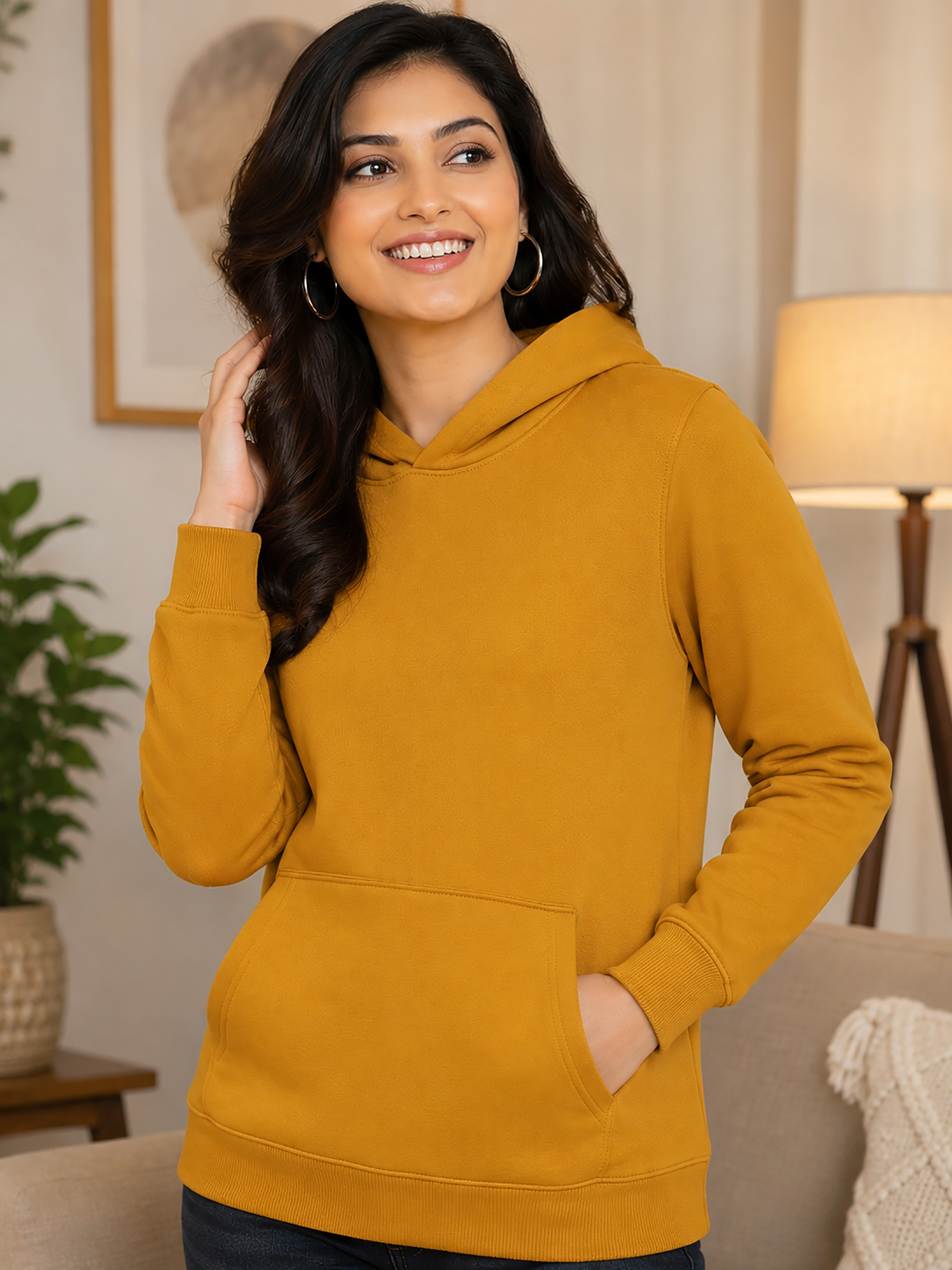 Women Solids Sweatshirt